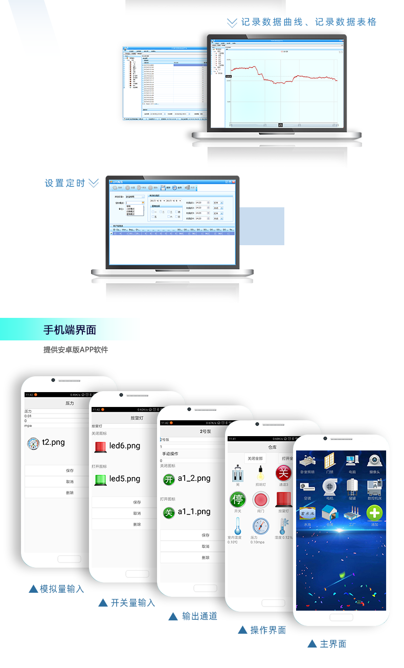 DAM-0800 工業(yè)級網(wǎng)絡(luò)控制模塊手機端界面