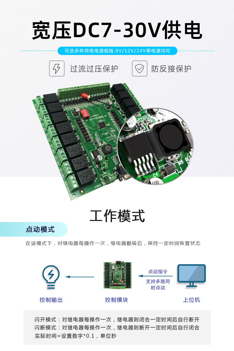 云平臺(tái) DAM-1616 GPRS版 遠(yuǎn)程智能控制器工作模式