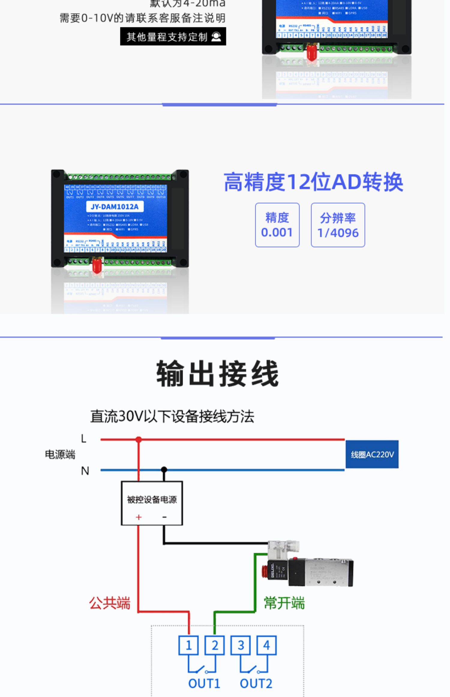 LORA1012A LoRa無線測控模塊設(shè)計(jì)特點(diǎn)