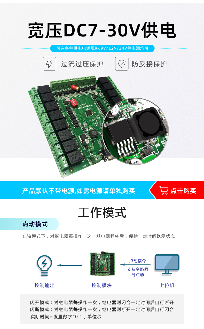 DAM-1616 工業(yè)級(jí)網(wǎng)絡(luò)控制模塊寬壓供電