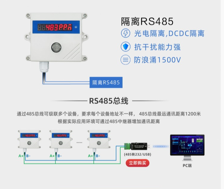 煙霧燃氣變送器